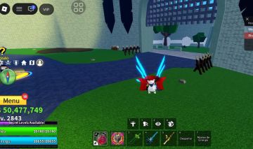 CONTA BLOX FRUITS ABSURDA LVL 2843 | 50M+ BELI | DARK BLADE | TTK |