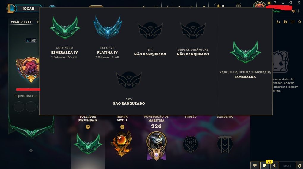 CONTA ESMERALDA 4 EX DIAMANTE 4 UPADA SEM USO DE BOT