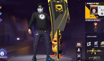 CONTA DE FREE FIRE (FF) UMP ATT // BARBINHA // LEVEL 73 // PRIME 5 // PUNHO E ++