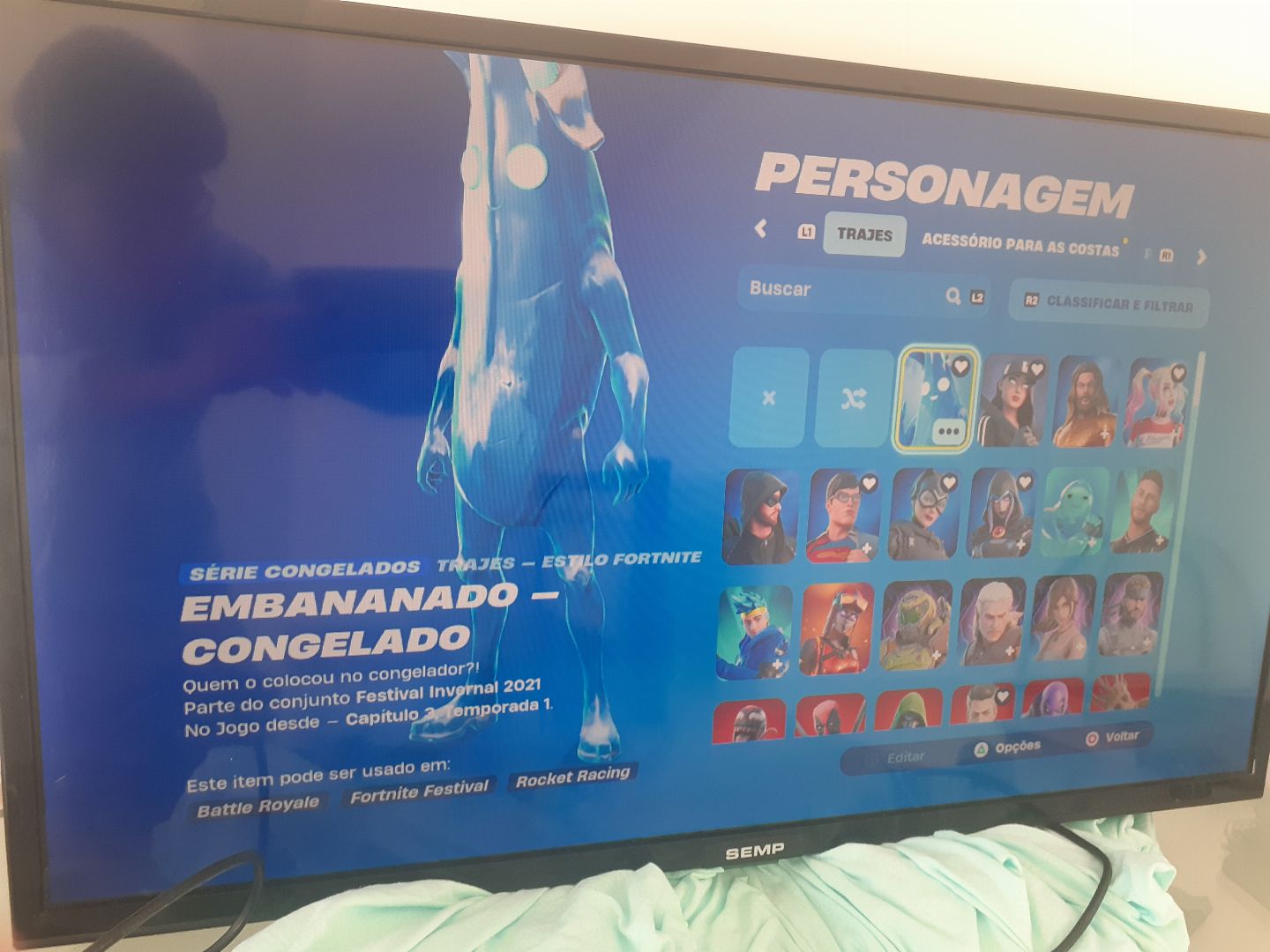 Conta braba de fortnite
