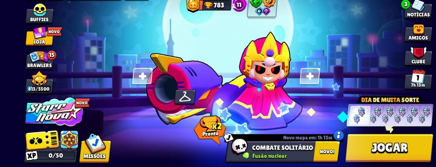 CONTA BRAWL COM 52 BRAWLERS