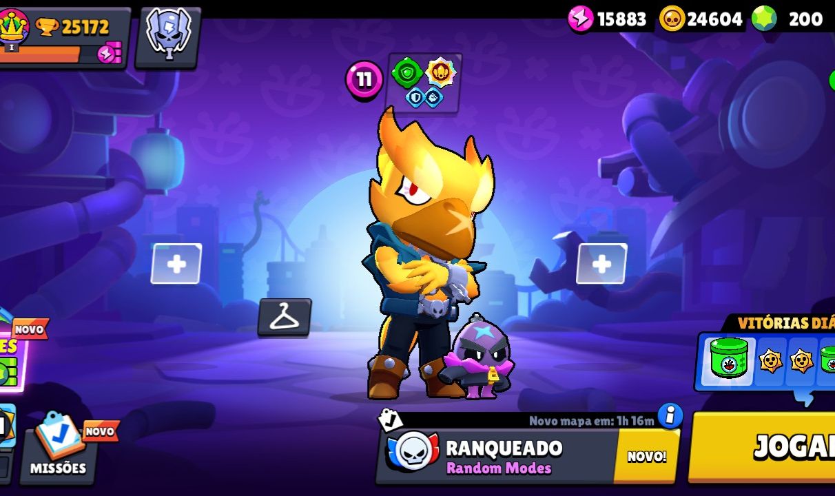 CONTA BRAWL 25.172 TROFÉUS | 80/104 BRAWLERS | 9 LENDÁRIOS