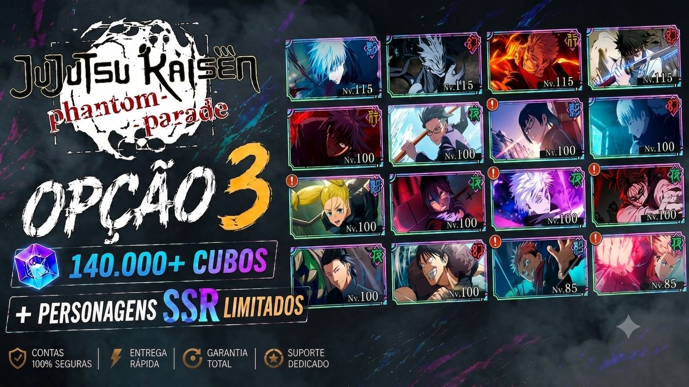 Contas Jujutsu Kaisen Phantom Parede Global