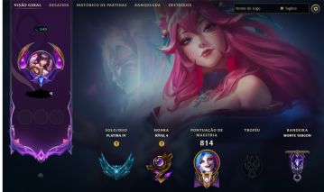 Conta Lol platina 4 com 417 skins