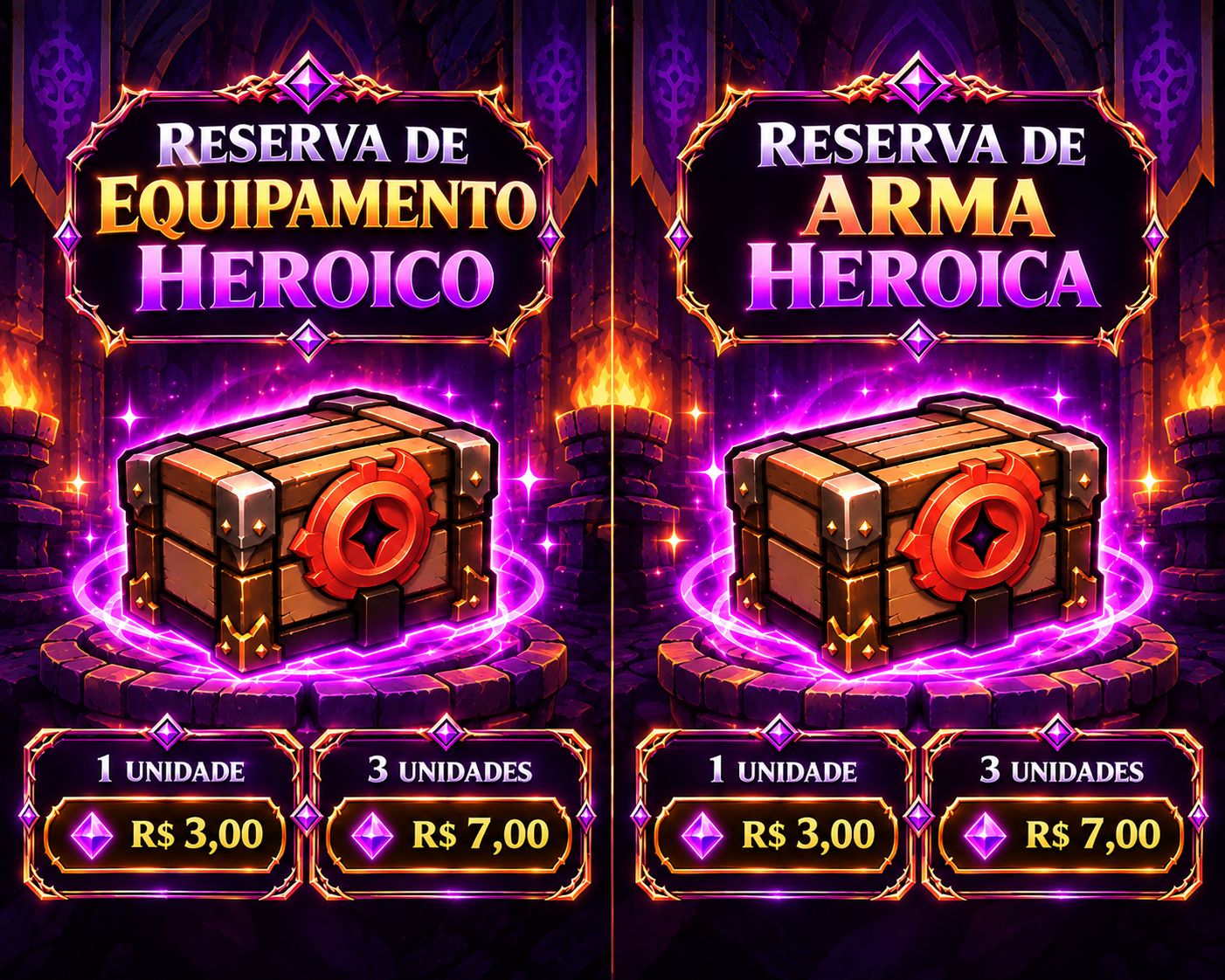 Farever - SHOP! Itens Lendários Lv.25, Combos, Gold e Recursos!!