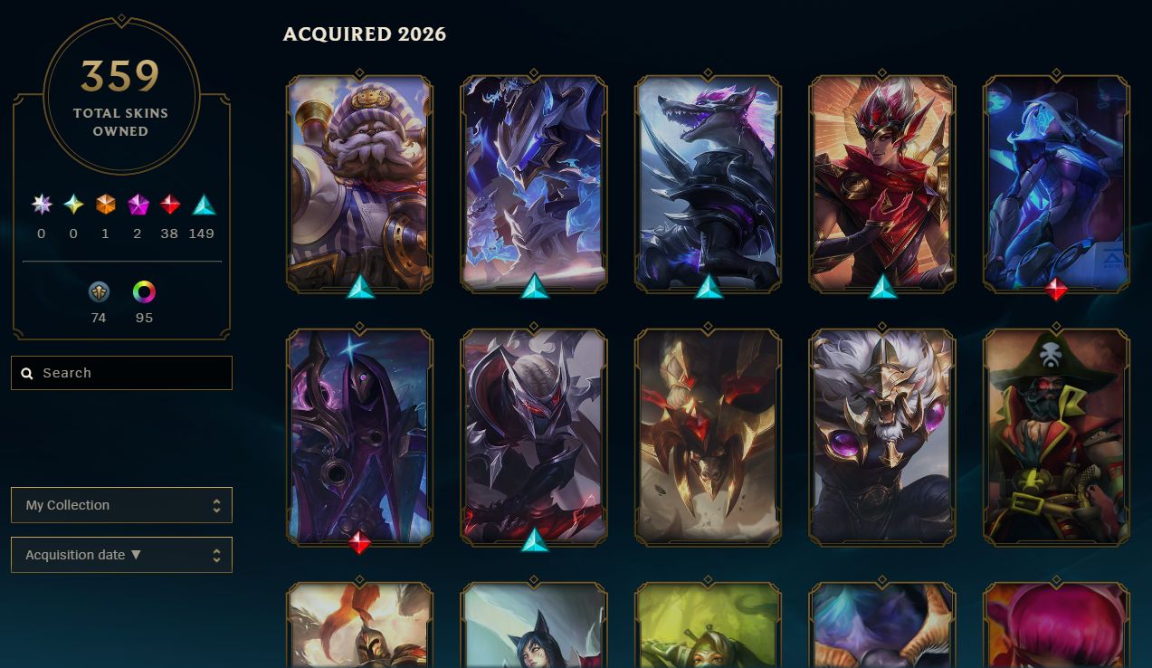 Conta Riot lol/vava 359skins lol muitas skins valorant 6k+ investidos