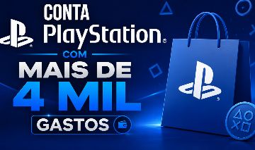 Conta PlayStation com mais de 4 mil reais gastos