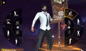 Conta Free Fire com full skins do naruto e mais