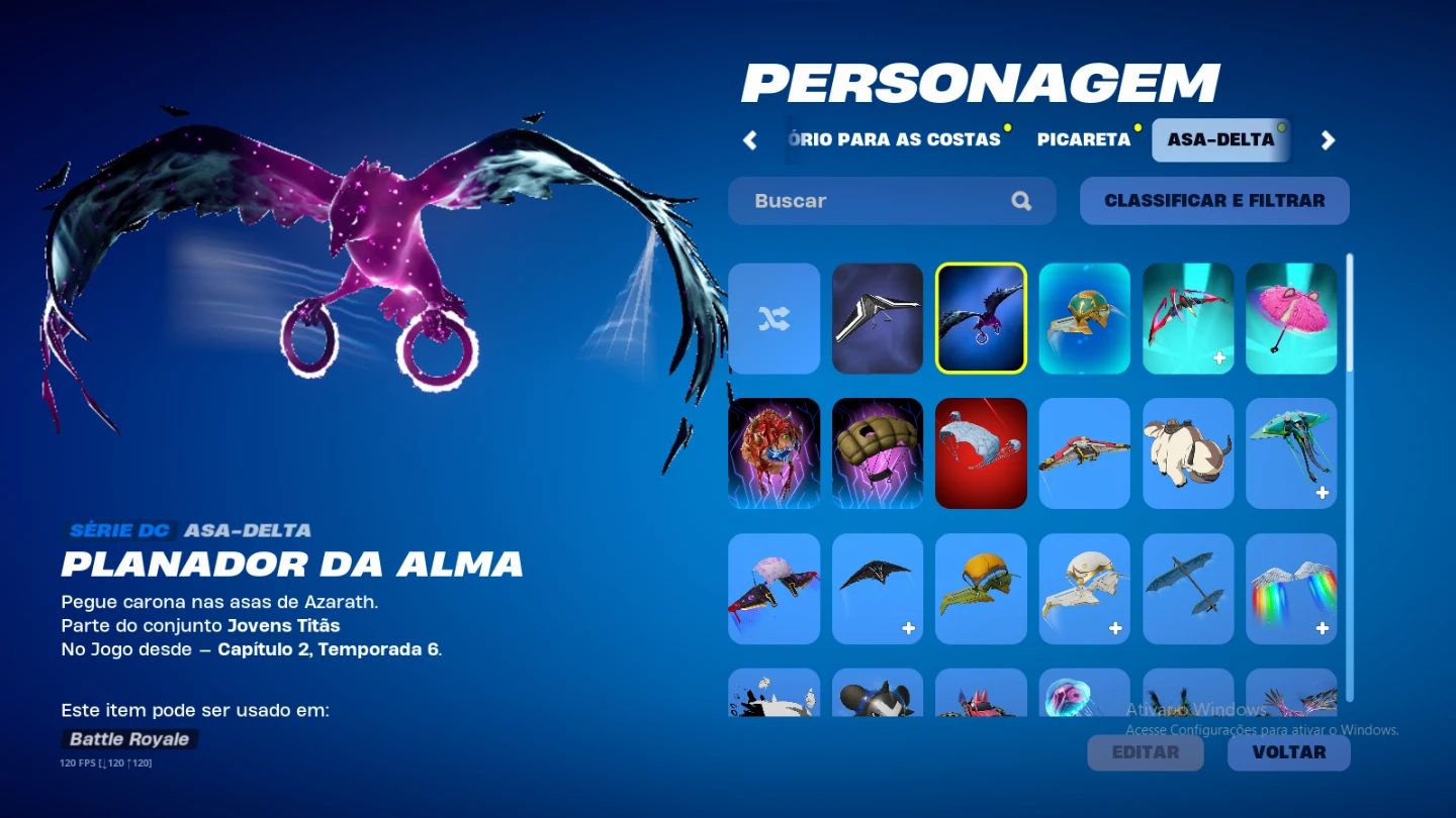 Ótima Conta de Fortnite, com Passes Desde a Temporada 6 do Cap2 Skins Tryhard.
