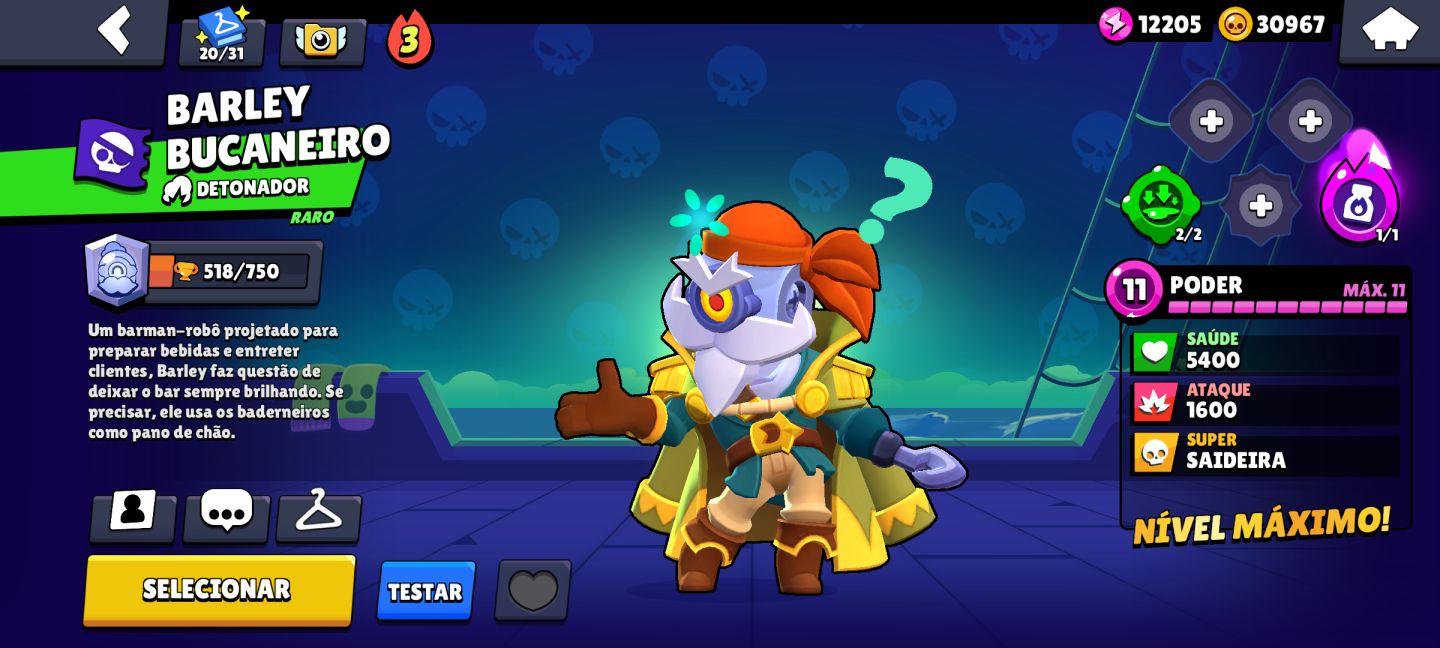 Conta Brawl Stars | Muita Skin|