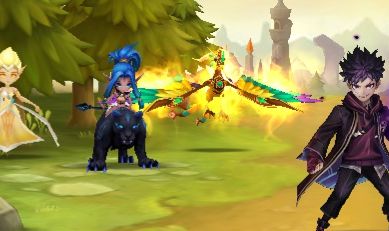 CONTA COM LUTADOR DA ORDEM DARK+ TESHAR+ BARBARA