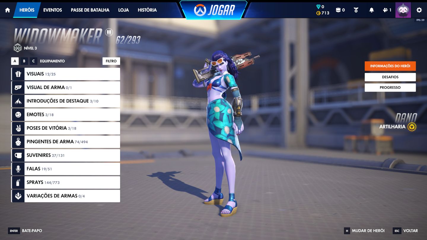 OVERWATCH 2 | CONTA COM 250 SKINS + MÍTICAS NÍVEL 4!