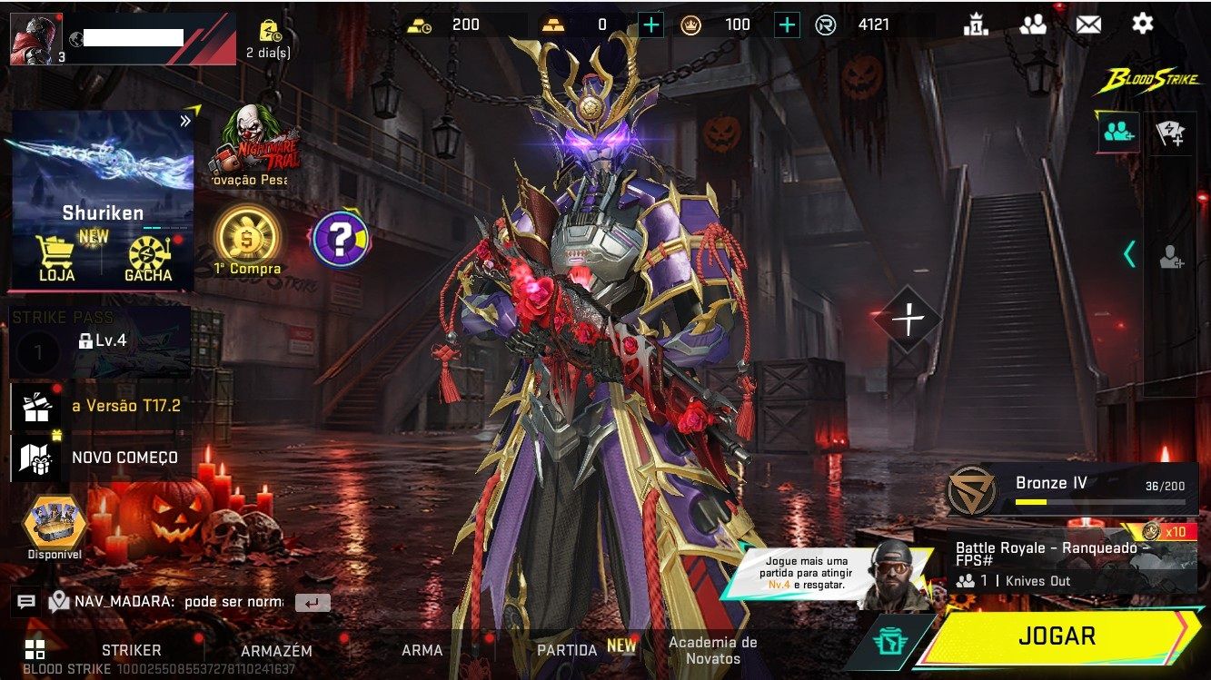CONTA BLOODSTRIKE INICIANTE | ENTREGA AUTOMATICA | ZERO ETERNO + KATANA + ETERNA