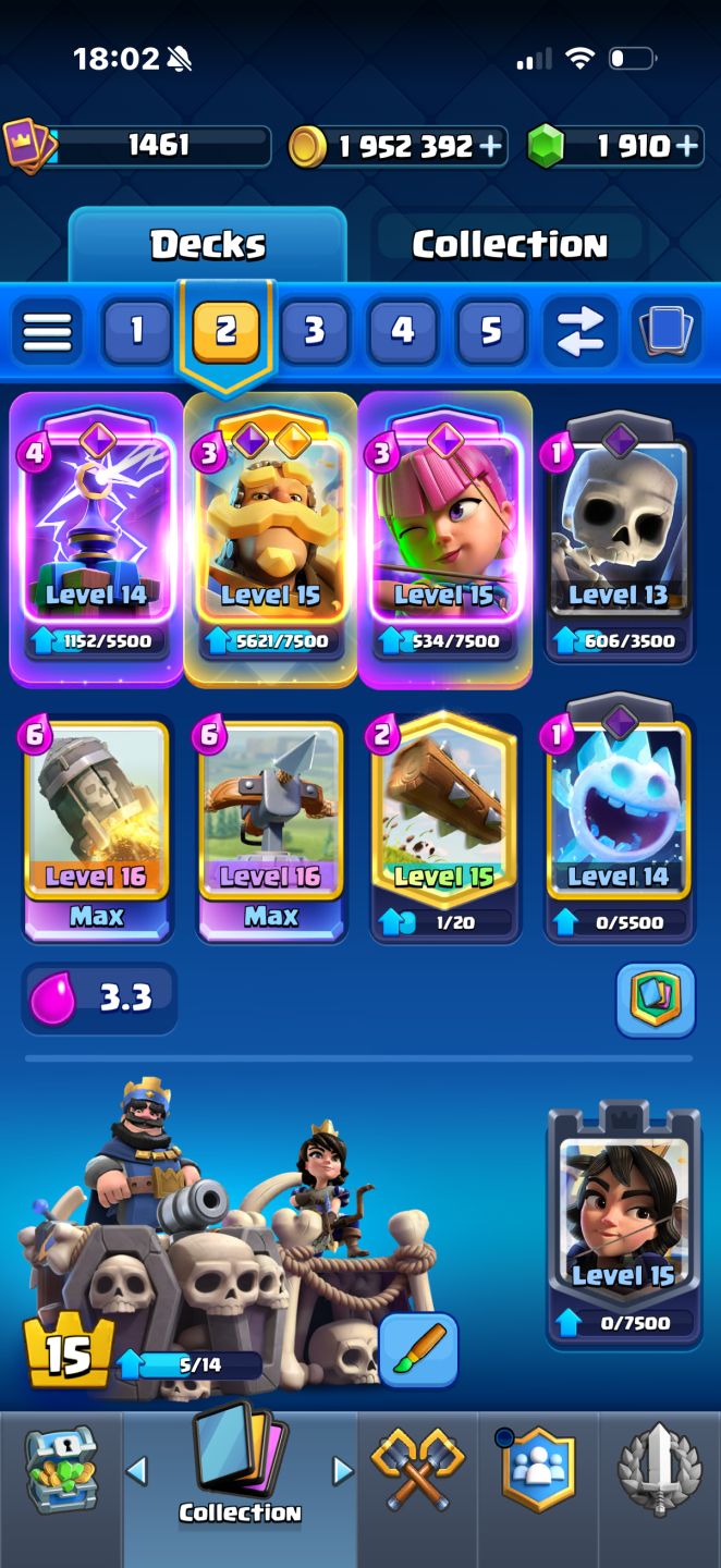 CONTA CLASH ROYALE 12K