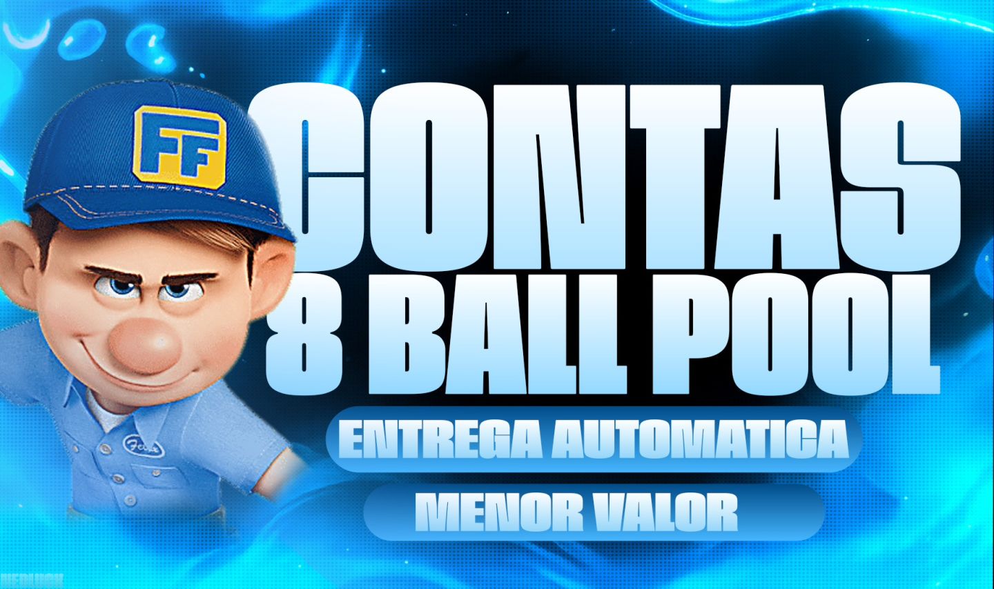 CONTAS 8 BALL POOL | MENOR VALOR | CONTAS 1M+ | ENTREGA AUTOMÁTICA