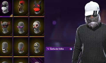 CONTA VETERANA RELÍQUIA | BANDEIRÃO + BARBA + GOLA ALTA | LVL 68 | GOOGLE