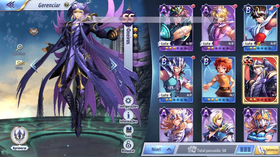 CONTAS REROLL !!! SERVIDOR NOVO (151)- Saint Seiya Awakening