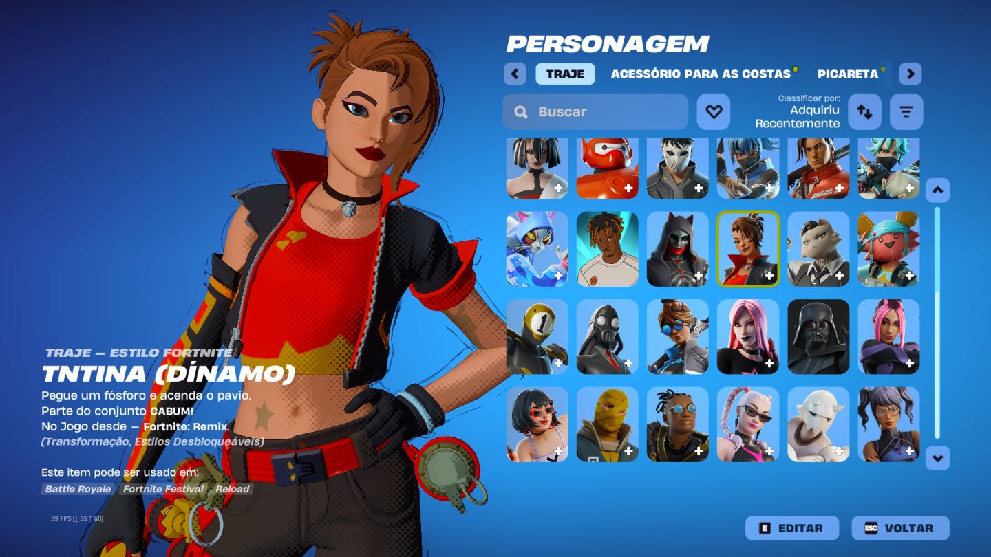 Conta Fortnite + epic games
