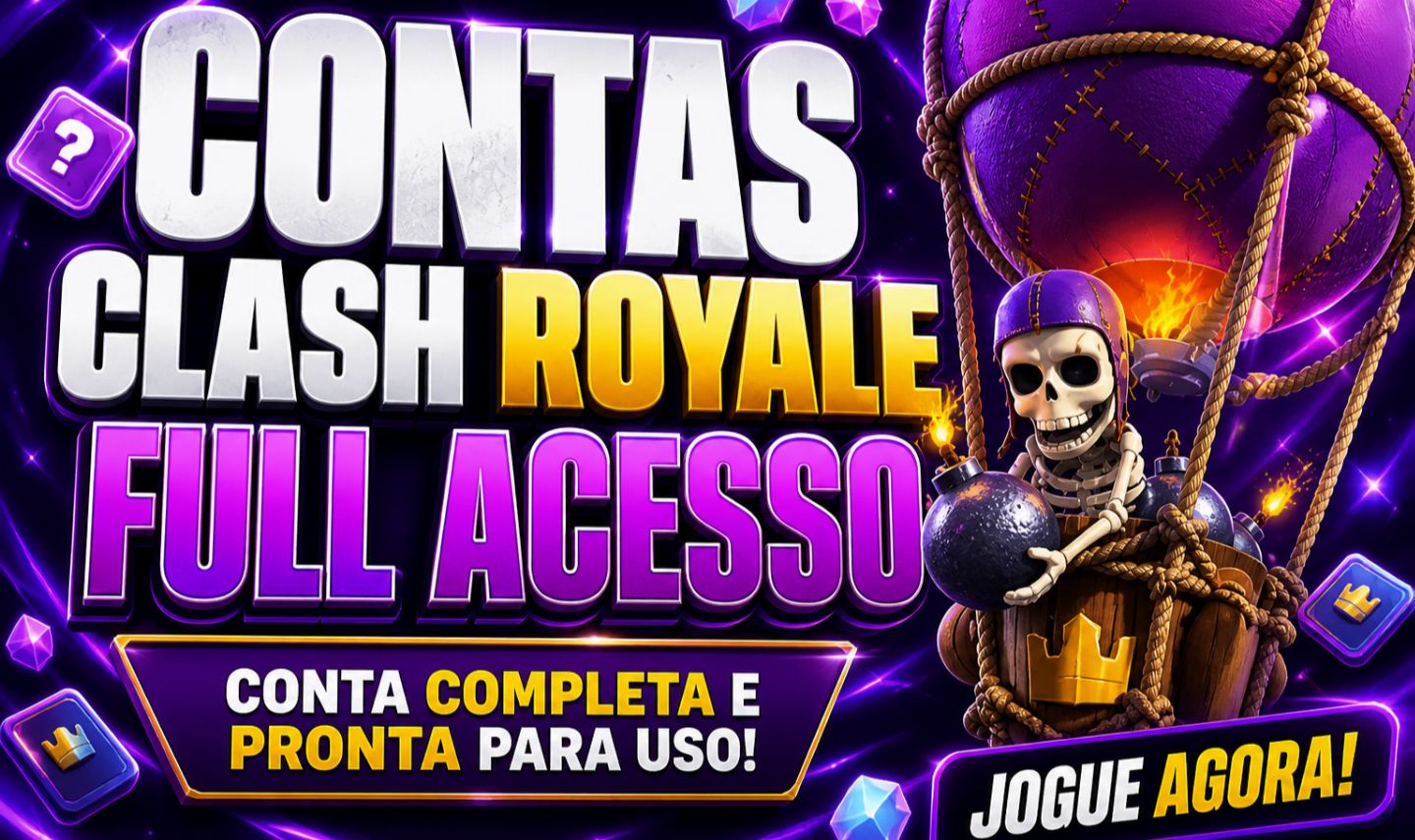 Conta de clash royale com 10K de trofeus e 9 anos