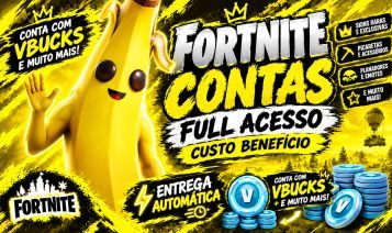 FORTNITE | CONTAS BARATAS | SKINS + V-BUCKS | FULL ACESSO | BARATAS