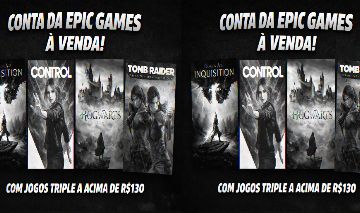 CONTA EPIC GAMES FULL ACESSO VARIOS - Epic Games - GGMAX
