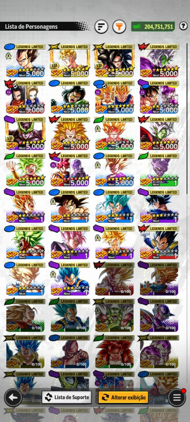 CONTA AVANÇADA DRAGON BALL LEGENDS | PRONTA PARA JOGAR!