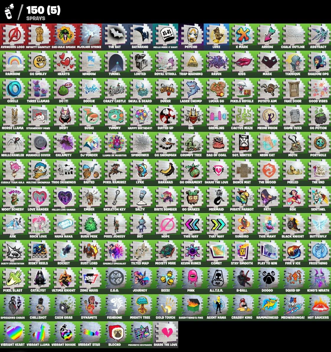 Conta Fortnite OG - Várias skins, emojis e outras coisas raras.