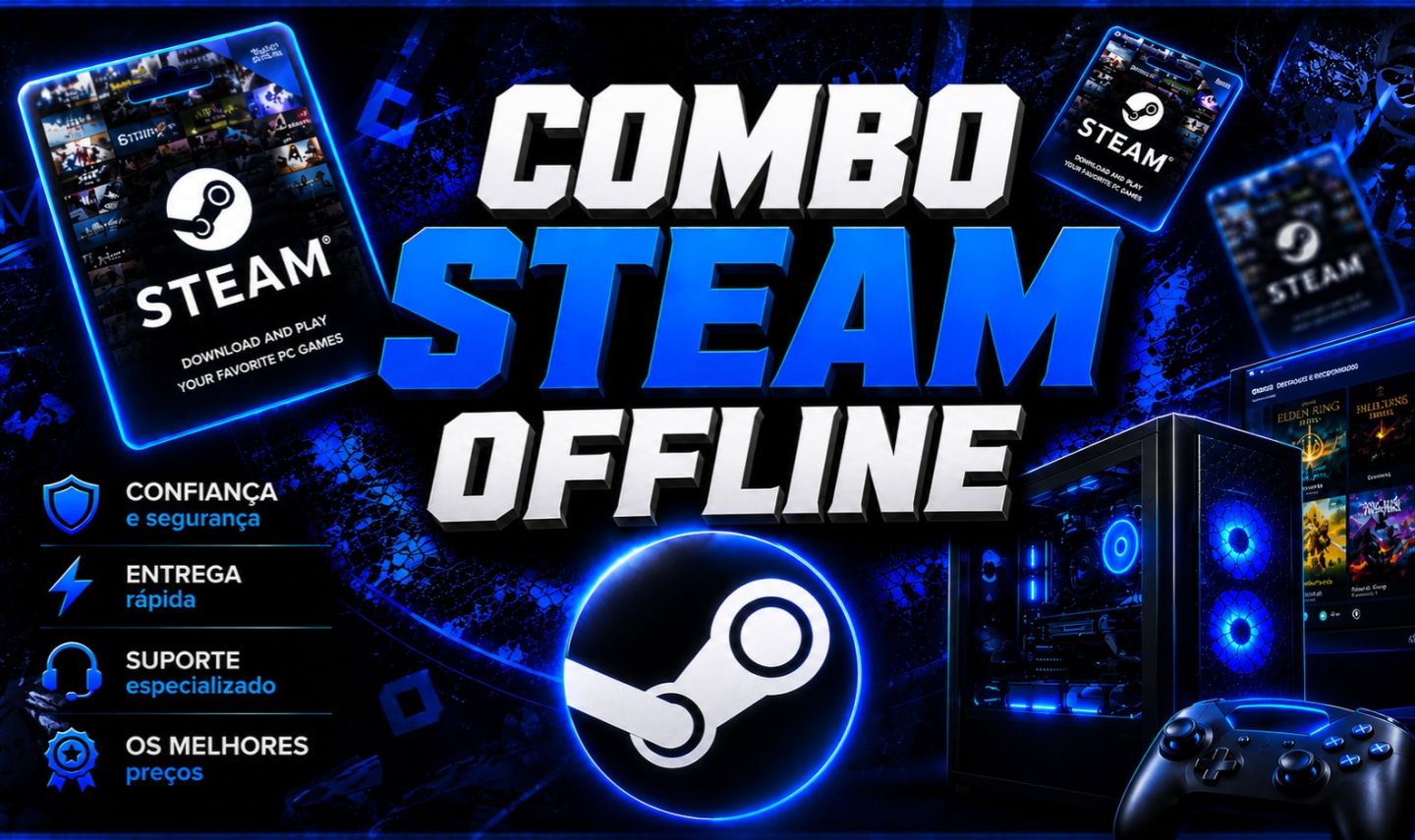 Combo de Jogos Steam Offline