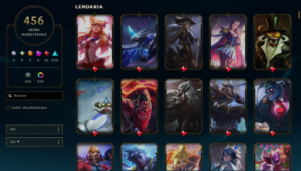 Conta LOL Diamante 2 + VALORANT Sem elo (ex Ascendente) e infinidade de skins