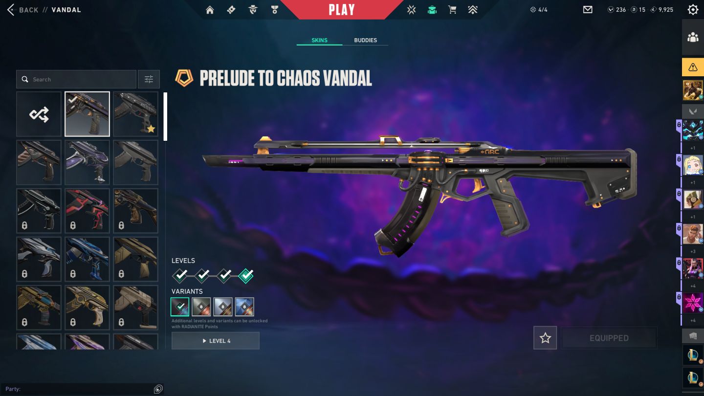 CONTA VALORANT peak diamante 1661vps extras (valor negociável)