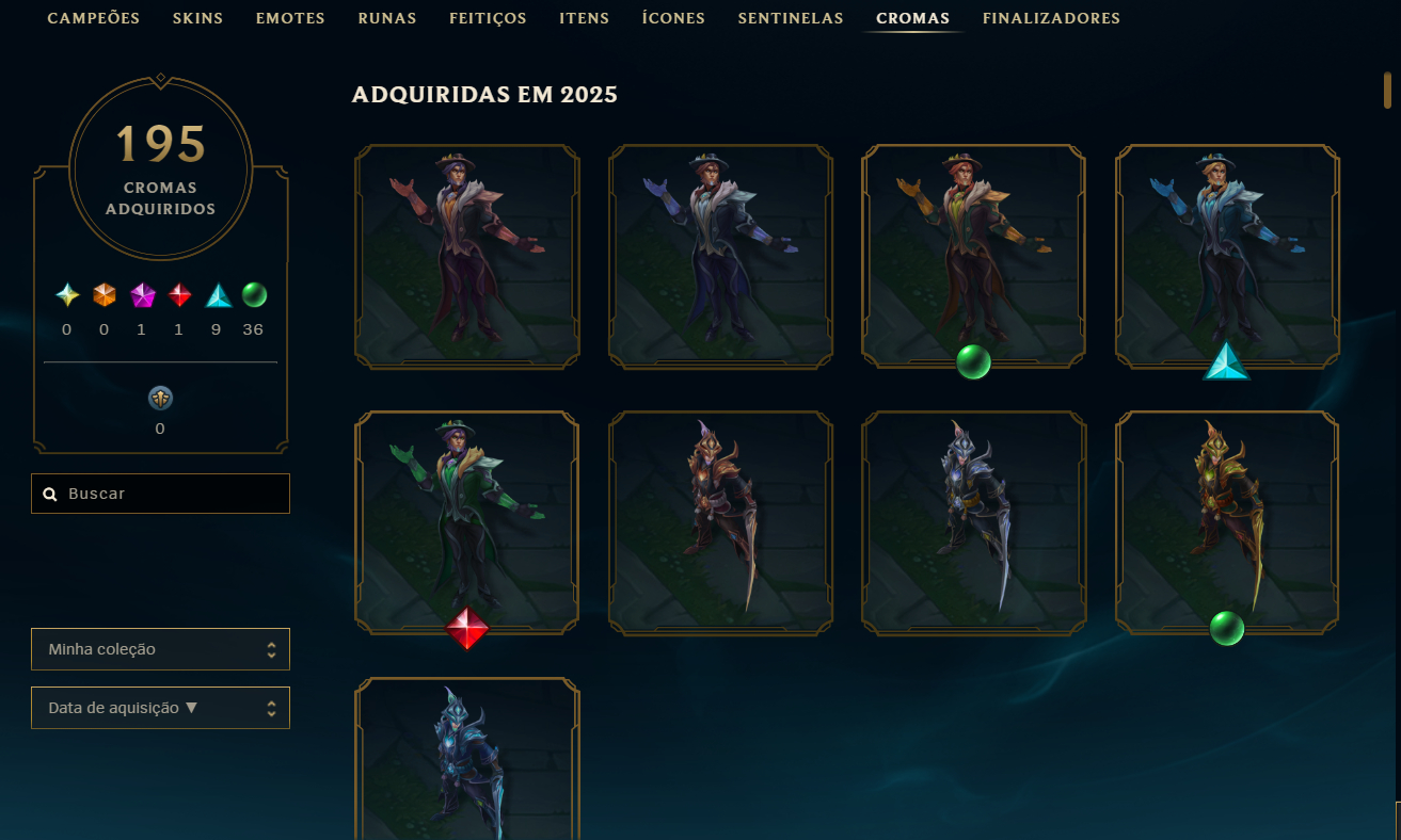 CONTA LEAGUE OF LEGENDS - LVL 582