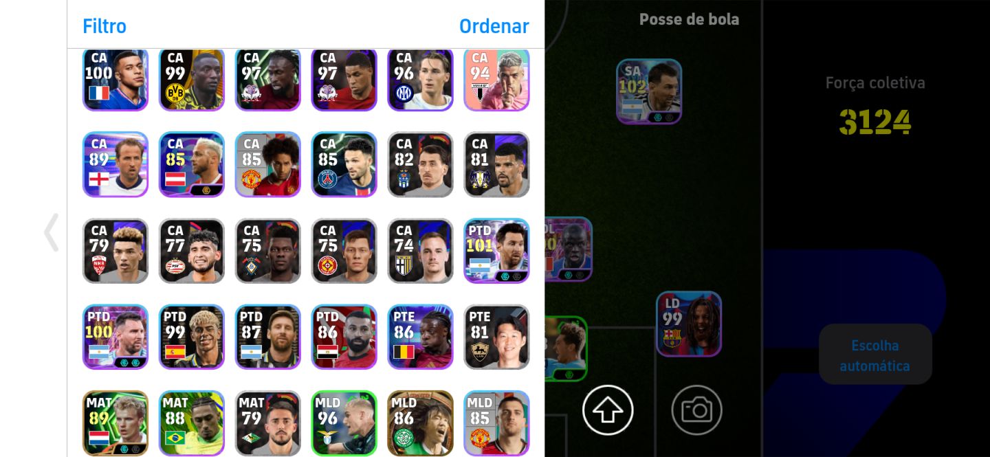 Conta Efootball Básica e Avançada