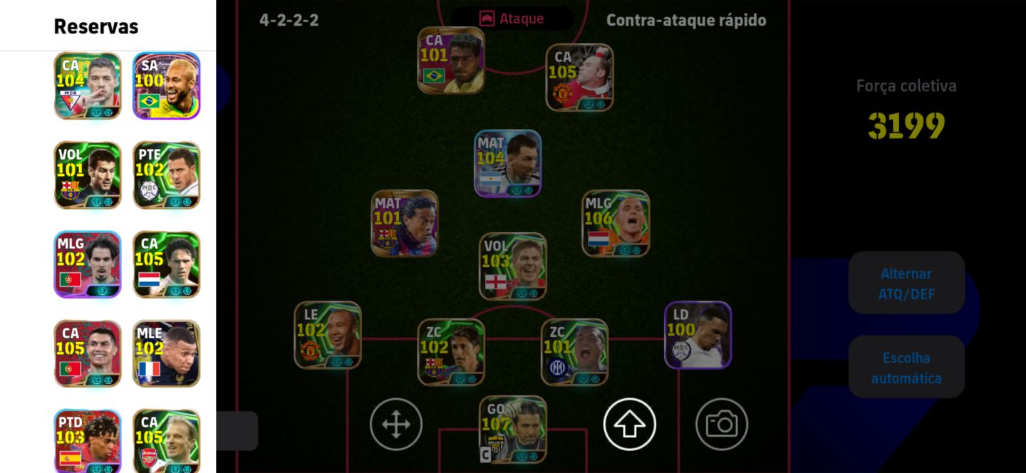 Conta de E-footeball Rara