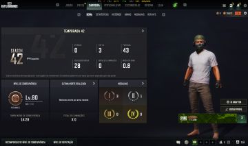 CONTA PUBG STEAM - NIVEL 80 - OTIMA PARA PARTIDAS RANKEADAS