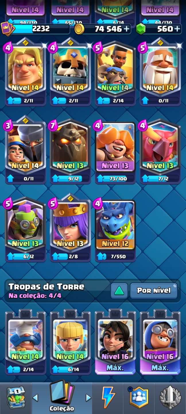[CONTA CLASH ROYALE 8 ANOS NÍVEL VETERANA]
