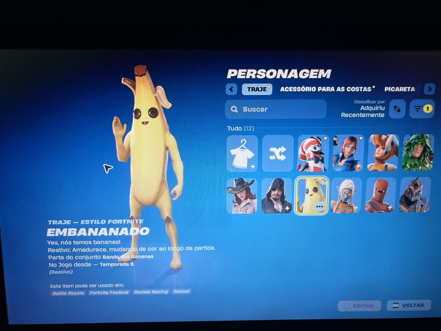 CONTA FORTNITE ASA DELTA ASTROWORLD CICLONE DO TRAVIS SCOTT, EMBANANADO + EXTRAS