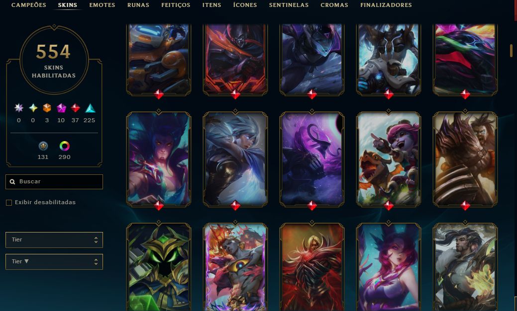 CONTA LEAGUE OF LEGENDS BR CHALLENGER 2x + TOP 1 BR