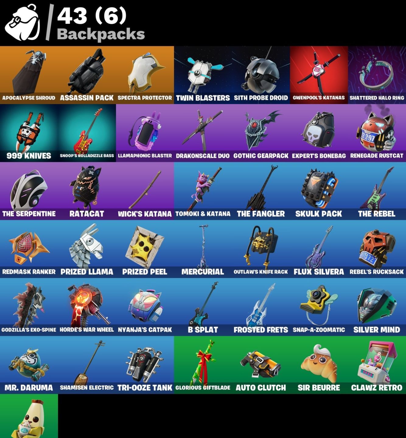 Conta Fortnite 17 SKINS JOHN WICK (ANTIGO/ OMEGAROK/DARTH MAUL/ LEATHERFACE