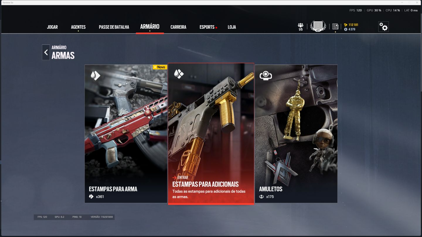 Conta Rainbow six r6 nvl 477 completa 2015