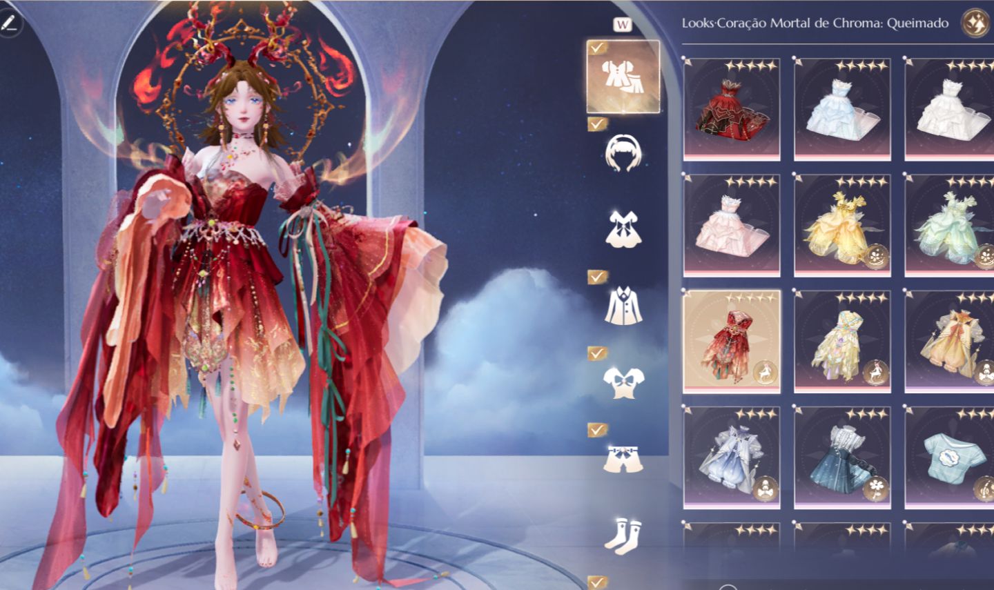 Conta Infinity Nikki | Servidor Americano | 3 Looks 5 estrelas Completos