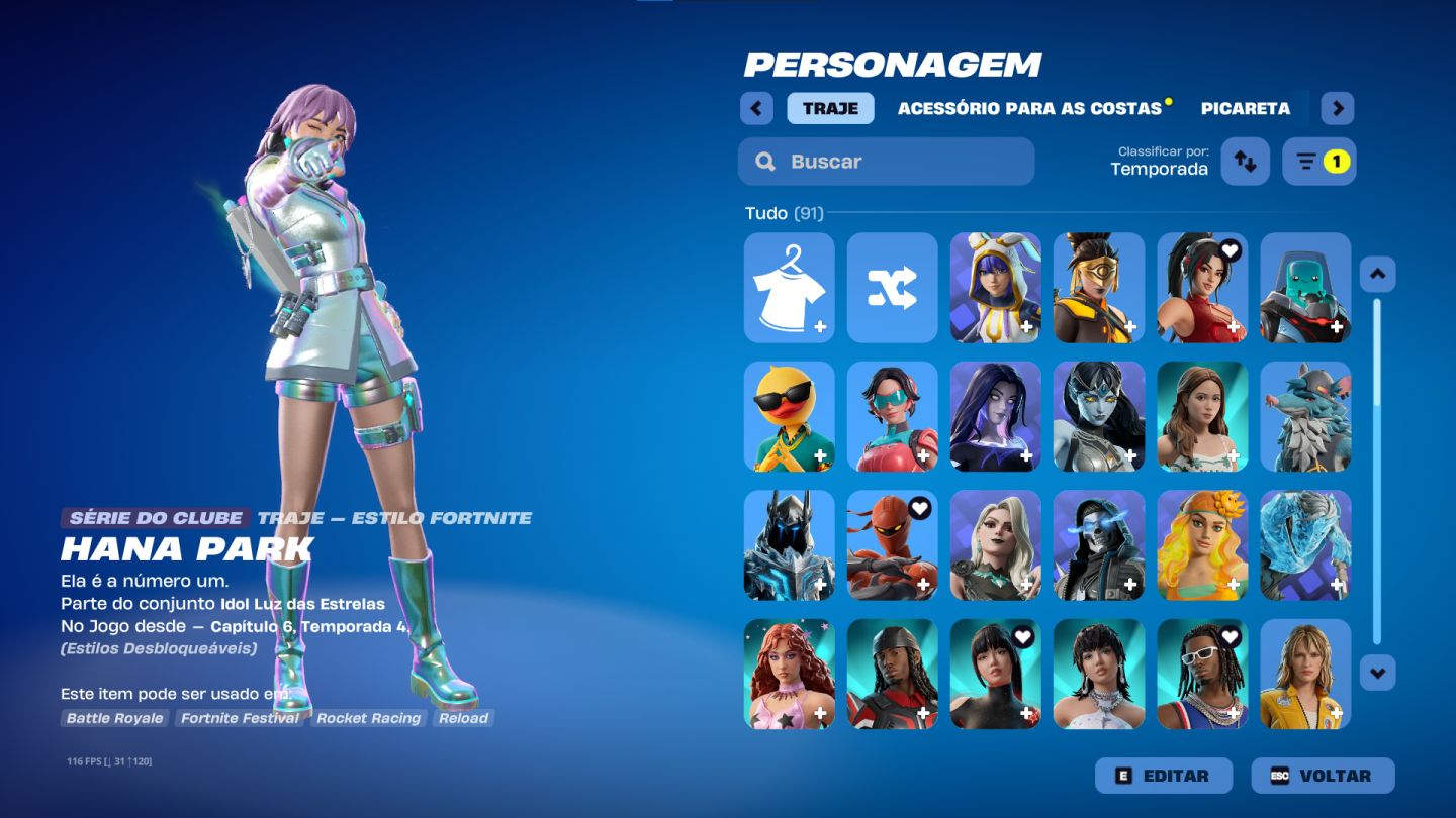 CONTA FORTNITE MAIS DE 1K GASTO COM RENEGADE, CAVEIRÃO, FOXY E MAIS