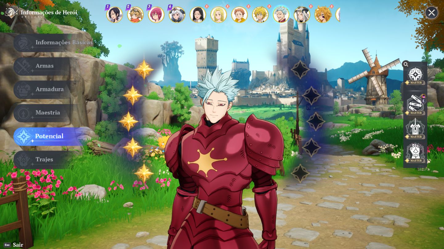 The Seven Deadly Sins Origin (CONTA AMERICA)