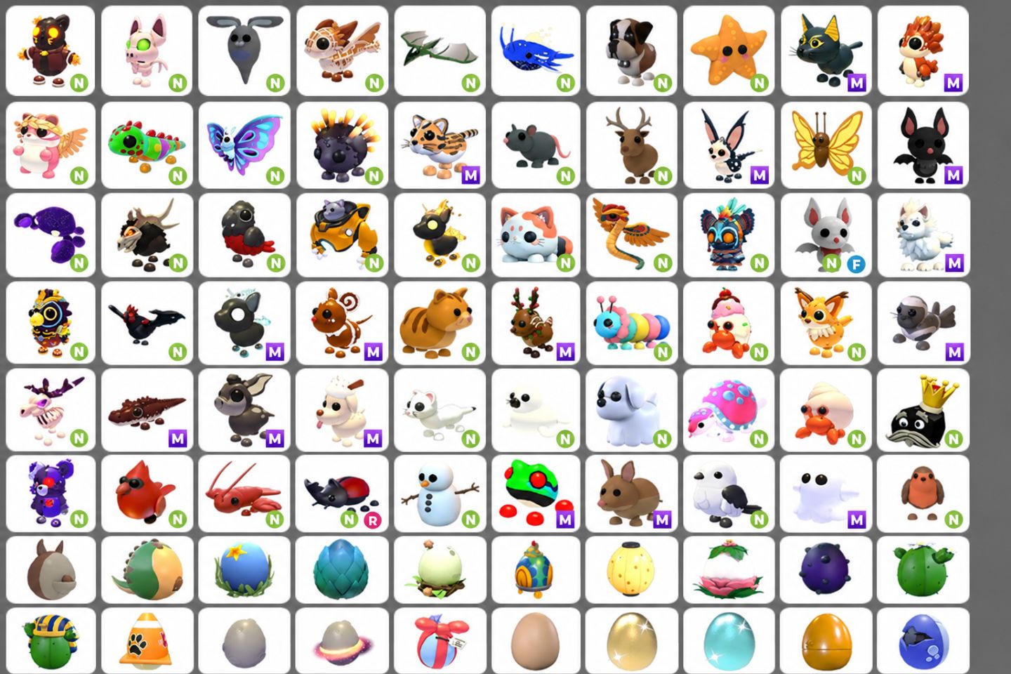ASTRO BOT/ADOPT ME/ PETS ANTIGOS/ PETS NEONS E MEGAS/ LENDÁRIO