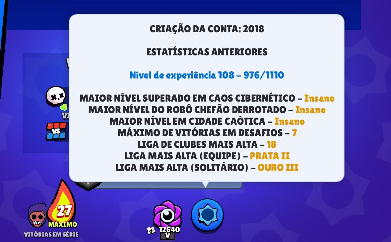 CONTA OG RARIDADE DE 2018