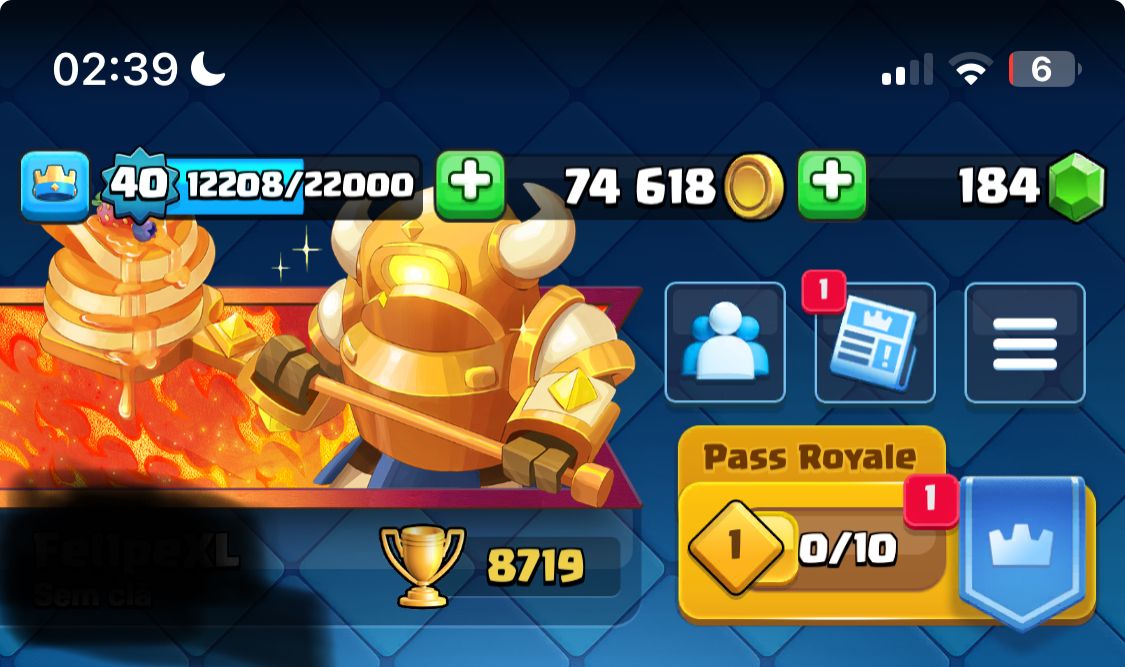 Conta top CLASH ROYALE antiga mais de 10 anos