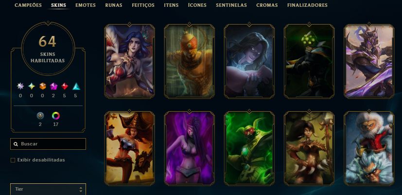 CONTA PLATINA 4 / 21 SKINS / KAISA KDA PRESTÍGIO / IRELIA CRIADORA +4 LENDÁRIAS