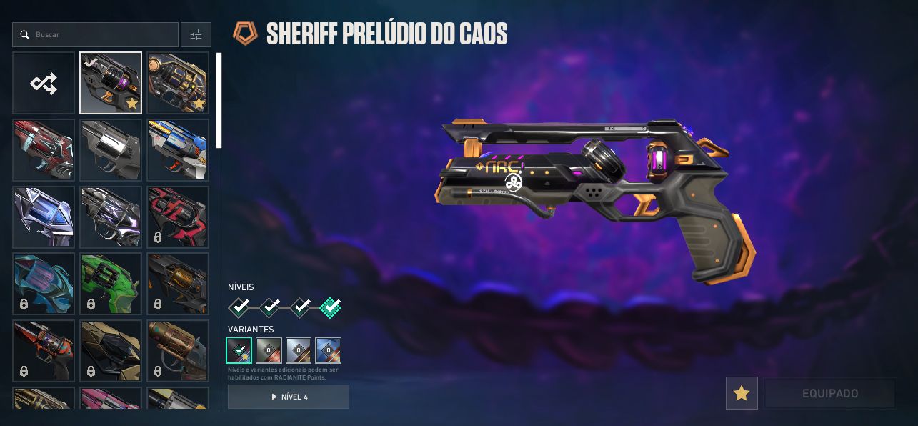 Conta valorant Mais de 2K gastos. 20+ skins.