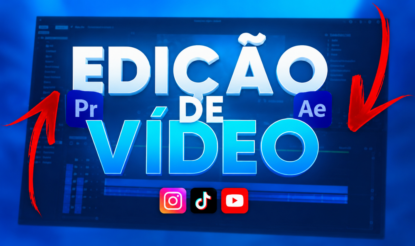 EDITOR DE VÍDEO - EDIÇÃO PROFISSIONAL - VÍDEOS PARA YOUTUBE, SHORTS, VSL, EDITS