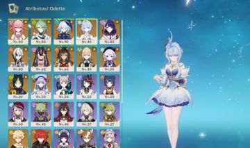 GENSHIN / Conta com Odette, Yae Miko, Furina, Baizhu, Arlecchino e outros.