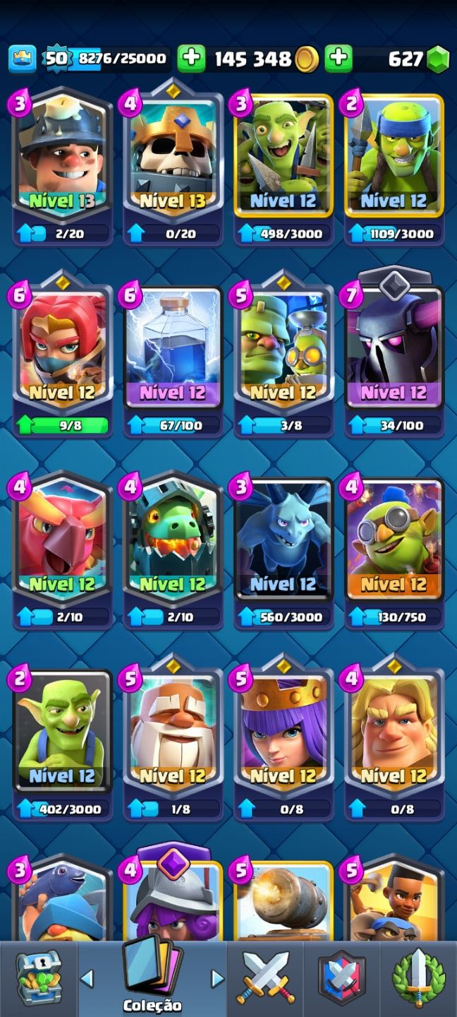CONTA DE CLASH ROYALE 9K TROFEUS FULL ACESSO